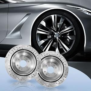 drilled slotted brake rotors