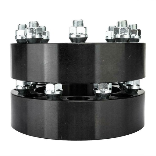 Dodge 2 inch 8x6.5 Black Wheel Spacers For Ram 2500 3500 Trucks 1994-2010 4pcs