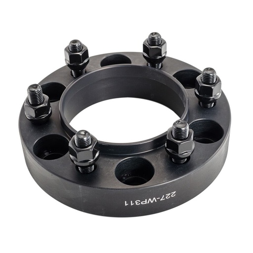 6x139.7 Wheel Spacers 1.25 inch Hubcentric 6x5.5 106mm Hub Bore M12x1.5 Studs For Toyota Tundra 4Runner Tacoma Black 4pcs