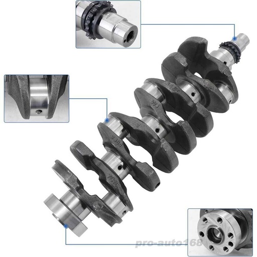 Engine Crankshaft With Connecting Rods And Bearing Kit For Hyundai Elantra Kia Soul 1.6L Turbo