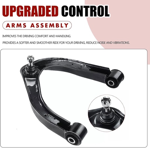 Front Upper Control Arm Sway Bar Tie Rod Suspension Kit For 2005-2019 Nissan Armada 2004-2013 Infiniti QX56 2004-2015 Nissan Titan 12pcs