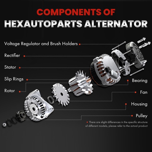 2007 2008 2009 Lexus RX350 Alternator V6 3.5L 11136