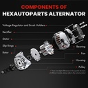 Alternator For Chevy Traverse 3.6L 2009-2016 11252 104210-6310 104210-6311