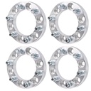 6x5.5 Wheel Spacers 1 inch 6x139.7 108mm Hub Bore 14x1.5 Studs For Cadillac Chevy GMC Trucks SUV Van 4pcs