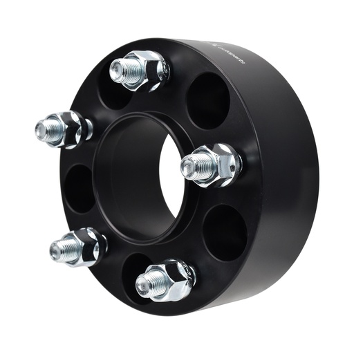 5x114.3 Wheel Spacers 5x4.5 Hubcentric 2 inch 71.5mm Hub Bore 1/2"x20 Studs For Jeep Wrangler Liberty YJ TJ KJ XJ Black 4pcs