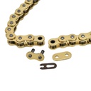 520 Gold Non O Ring Drive Chain 120 Links For Motorcycles Tensile 8200