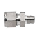 Stainless Steel Connector Fitting 1/2" Tube OD X 3/8" Male NPT SS-810-1-6