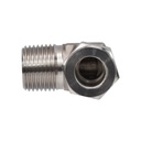 Stainless Steel Elbow Connector 1/2" Tube x 1/2" Male NPT SS-810-2-8