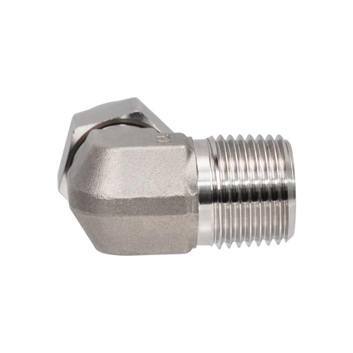 Stainless Steel Elbow Connector 1/2" Tube x 1/2" Male NPT SS-810-2-8