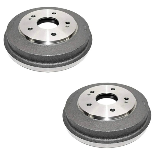 1997-2001 Honda CRV Front Rear Drilled Slotted Brake Rotors Ceramic Brake Pads Rear Brake Drum Shoes