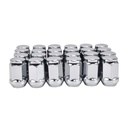 Chrome 1/2-20 Wheel Lug Nuts 3/4" Hex For Jeep Cherokee Commander Wrangler JK TJ 24pcs