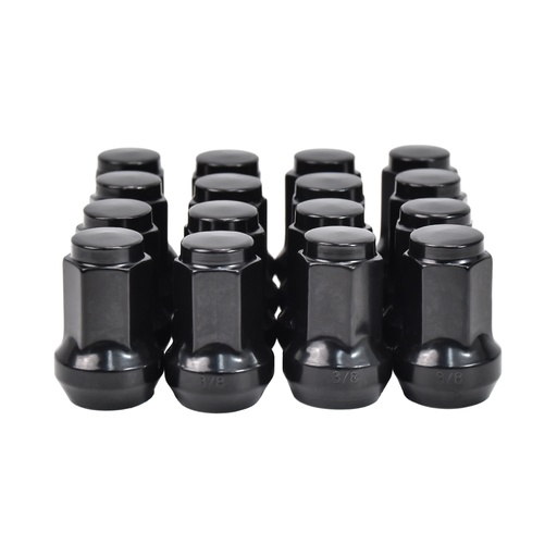 Black 3/8-24 Tapered Lug Nuts For Polaris Ranger 700 RZR 900XP 800 570 16pcs