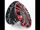 14 inch Wheel Covers Full Rim Snap On Hub Caps For R14 Tire & Steel Wheels Set of 4 Black And Red BK Style