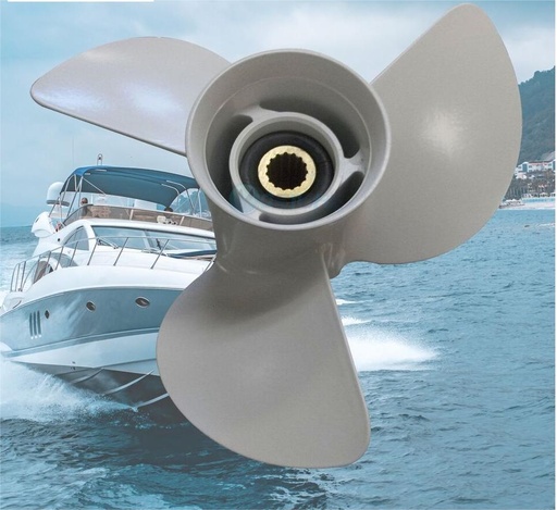 13 x 19 Aluminum Outboard Propeller Fit Yamaha Outboard Enigne 50-130HP 3 Blade Replace 6E5-45941-00-00