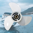 13.5 x 15 Aluminum Outboard Propeller Fit Yamaha Outboard 50-130HP 3 Blade Replace 6E5-45947-00-00