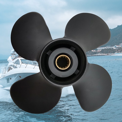 10.3 x 13 Aluminum Outboard Propeller Fit Mercury Enigne 25-70HP 4 Blade Replace 48-8M8026630