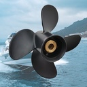 10.6 x 12 Aluminum Outboard Propeller Fit Mercury Enigne 25-70HP 4 Blade Replace 48-8M8026625