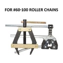 Roller Chain Tool Kit Breker Cutter + Puller Holder #60-#100