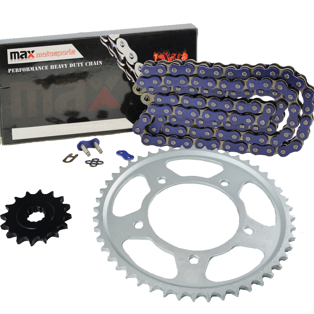 1999-2002 Yamaha R6 O Ring Chain And Sprockets Set Blue