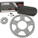 Black O Ring Chain And Sprocket Set For 2001-2006 Suzuki GSX600 F K1-K6 Katana