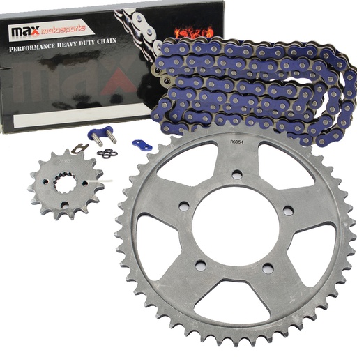 Blue O Ring Chain And Sprocket Set For 2001-2006 Suzuki GSX600 F K1-K6 Katana