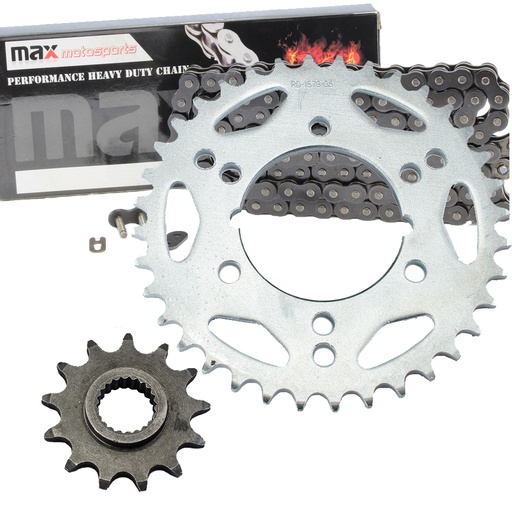 1998-2009 Polaris Scrambler 500 Chain And Sprocket Kit Black 4x4