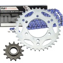 1998-2009 Polaris Scrambler 500 Chain And Sprocket Kit Blue 4x4