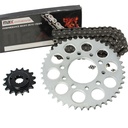 Black O Ring Chain And Sprocket Kit For Honda Shadow 600 VLX 1989-2007