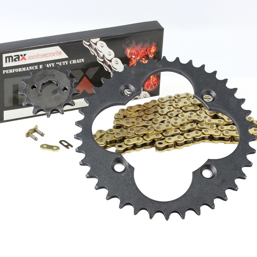 1993-2008 Honda TRX300 EX Sportrax Chain And Sprockets Set Gold