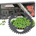 1993-2008 Honda TRX300 EX Sportrax Chain And Sprockets Set Green