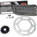 Black O Ring Chain And Sprocket Set For Kawasaki Ninja 500R EX500 2006-2009