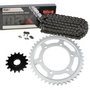 Black O Ring Chain And Sprockets Set For 1998-2003 Yamaha R1 YZF