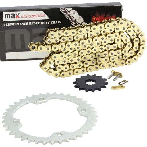 Gold Drive Chain And Sprocket Set For Honda TRX90 TRX90EX TRX90X 2x4 1993-2017