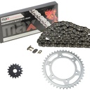 1999 2000 2001 Kawasaki KX250 Chain And Sprocket Set Black