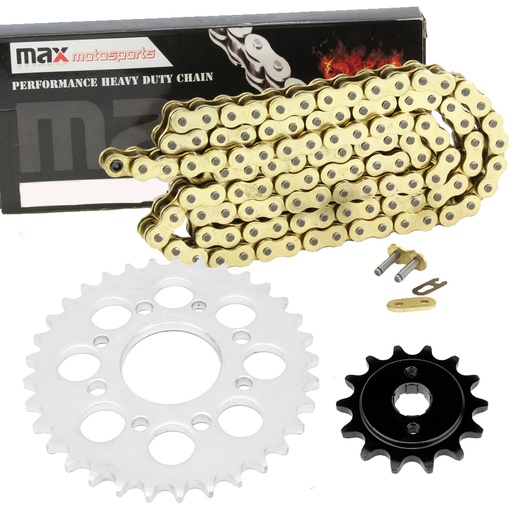 1985-2016 Honda Rebel 250 Chain And Sprocket Kit Gold CMX250C