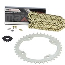 Gold O Ring Chain And Sprocket Kit For 2004-2013 Yamaha Raptor 350