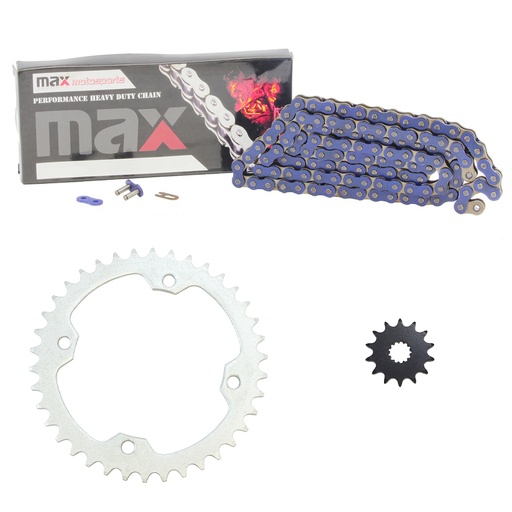 2004-2013 Yamaha YFZ 450 Chain And Sprocket Kit Blue