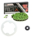 2004-2013 Yamaha YFZ 450 Chain And Sprocket Kit Green