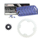 Blue O Ring Chain And Sprocket Kit For 2004-2013 Yamaha YFZ 450