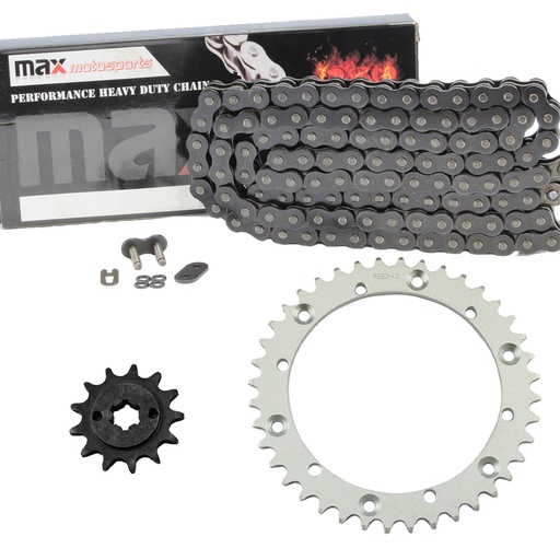 Black O Ring Chain And Sprocket Kit For 1988-2006 Yamaha Blaster 200