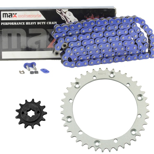 Blue O Ring Chain And Sprocket Kit For 1988-2006 Yamaha Blaster 200