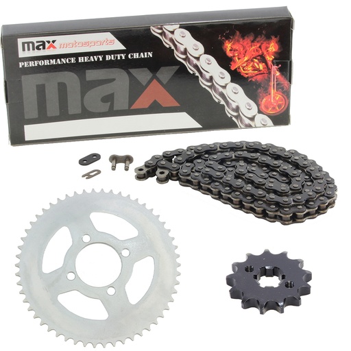 2002-2018 Yamaha TTR 125  Chain And Sprocket Kit Black