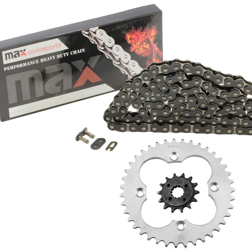 2005-2008 TRX 400 EX Sportrax Chain And Sprockets Set Black