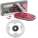 2005-2008 Honda TRX 400 EX Sportrax Chain And Sprockets Set Red