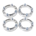 4x156 Wheel Spacers 1 Inch 131mm Hub Bore 3/8"-24 Studs For Polaris Ranger Sportsman RZR 4pcs