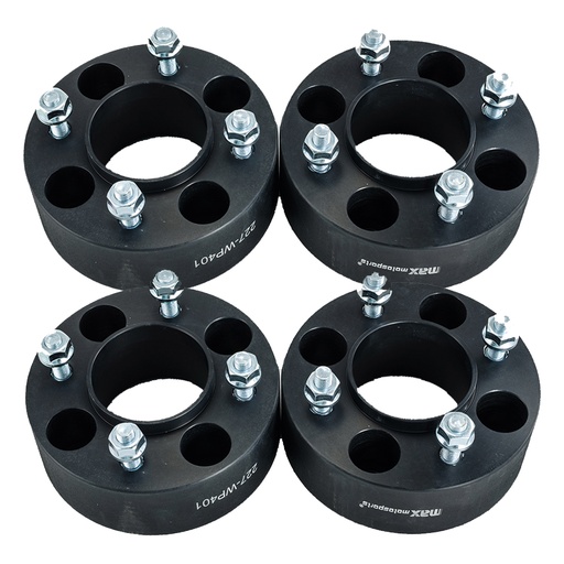 Hubcentric 4x110 Wheel Spacers 2 Inch For Honda Suzuki Kawasaki Yamaha Polaris M10x1.25 Studs 76mm Hub Bore Black 4pcs