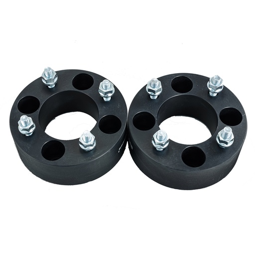 2 inch 4x110 Wheel Spacers For Honda Suzuki Kawasaki Yamaha Polaris M10x1.25 Studs 76mm Hub Bore Black 2pcs