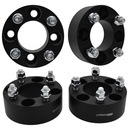 2 inch 4x4 Wheel Spacers 1/2"x20 Studs 68.5mm Hub Bore For EZ GO Club Car Golf Cart Black 4pcs