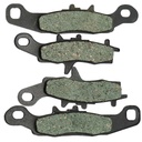 2008-2014 Kawasaki KFX 450R Front Rear Kevlar Carbon Brake Pads