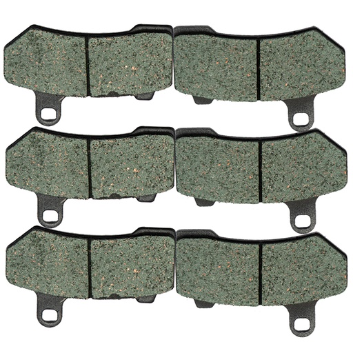 2008-2017 Harley Davidson Electra Glide Ultra Classic FLHTCU Front Rear Kevlar Carbon Brake Pads